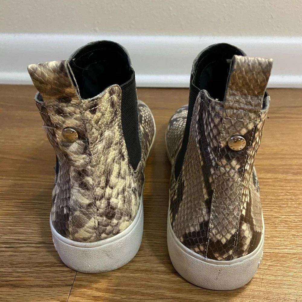Micheal Kors Snakeskin Chelsea Boot